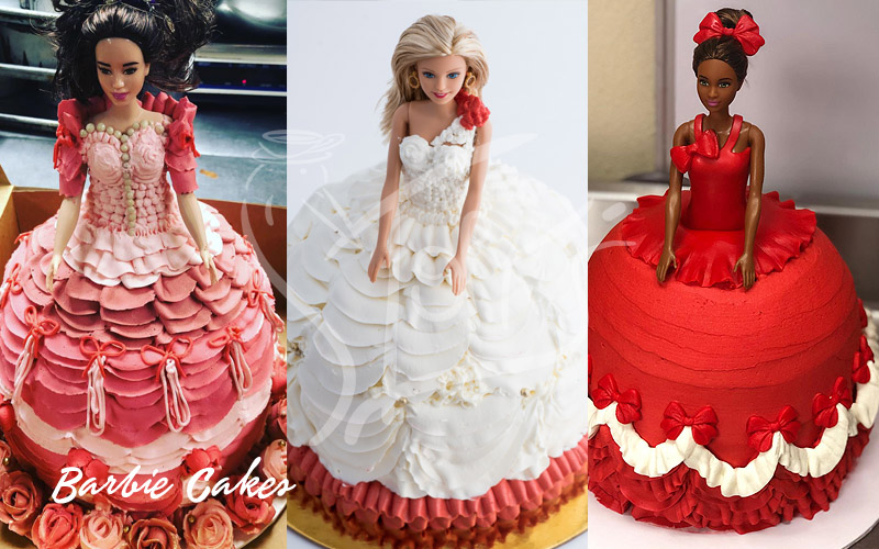 Barbie Doll Cake in Chandigarh & Mohali - Online Cakes - Mohali Bakers